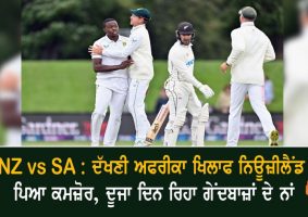nz vs sa 2nd test day 2