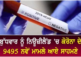 9495 new covid cases on wednesday
