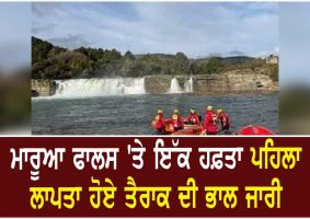 swimmer missing at maruia falls