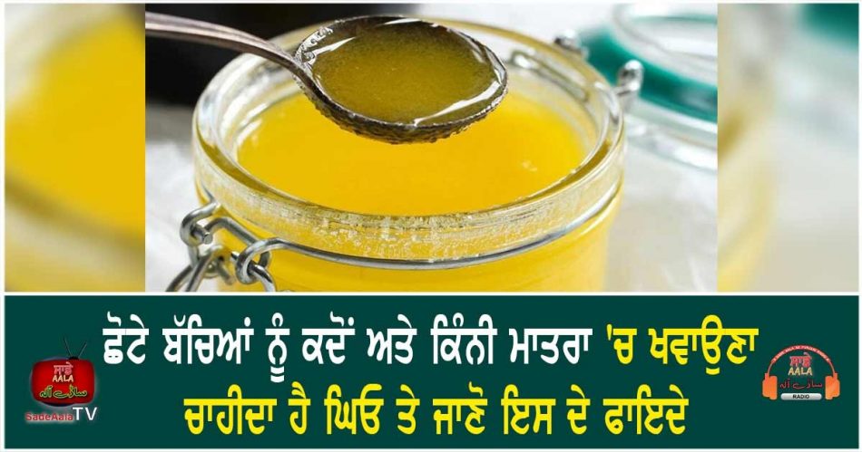 how much ghee for babies