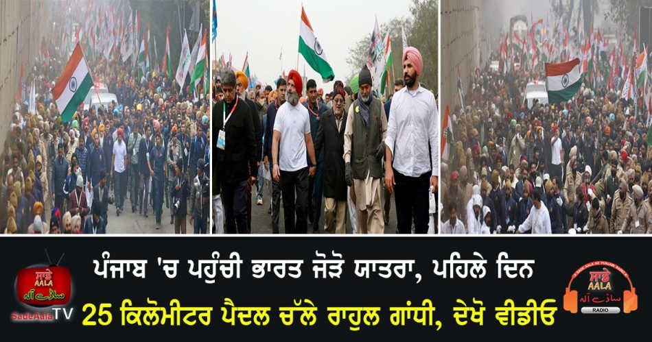 rahul gandhi bharat jodo yatra punjab