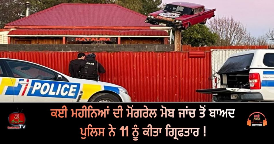 11 arrested after months-long