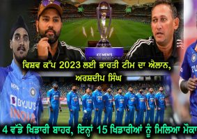 india world cup squad 2023 announced